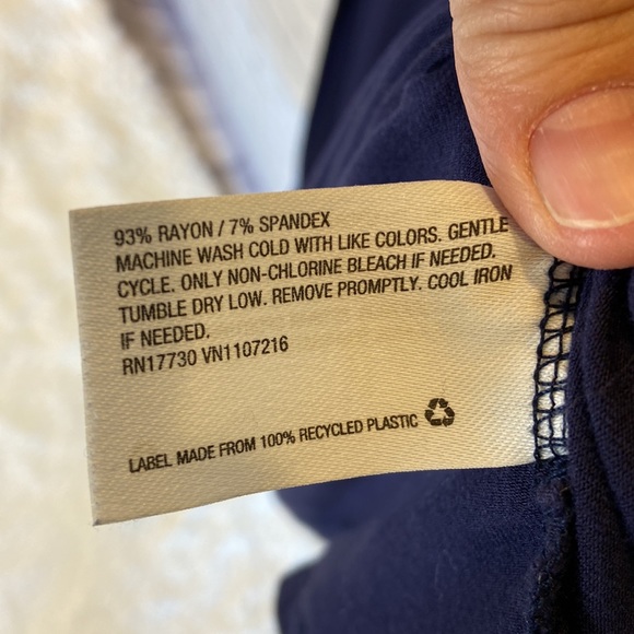 The Nines by Hatch Navy Long Sleeved Maternity Dress - Picture 7 of 7